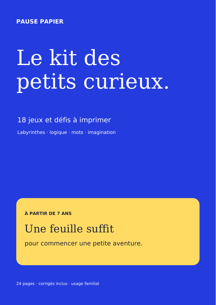 Couverture du kit complet